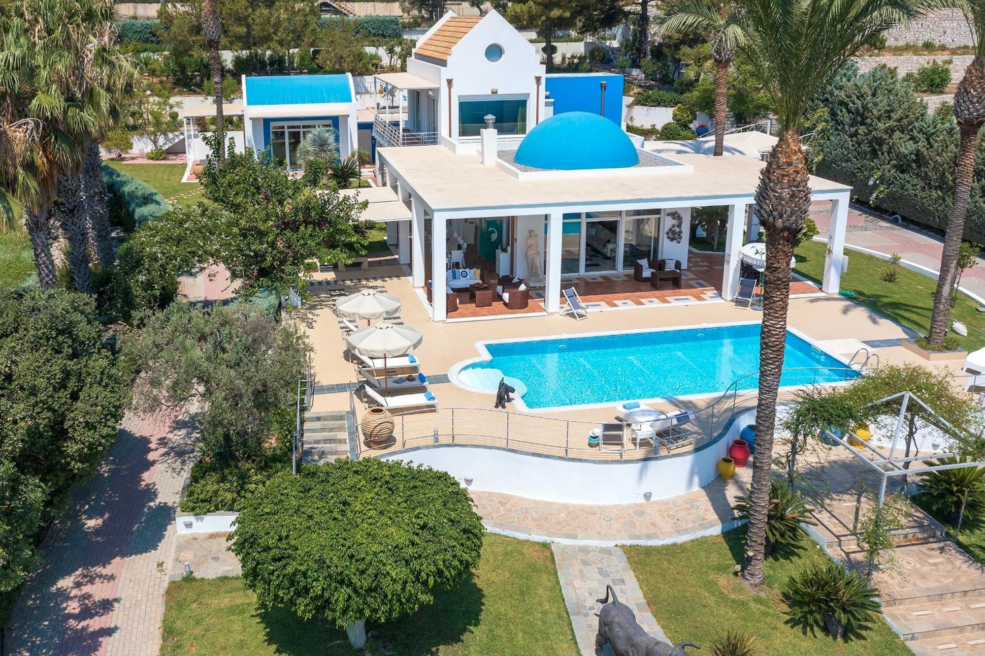 Grande Dame Villa Of Rhodes Azgúru Kültér fotó